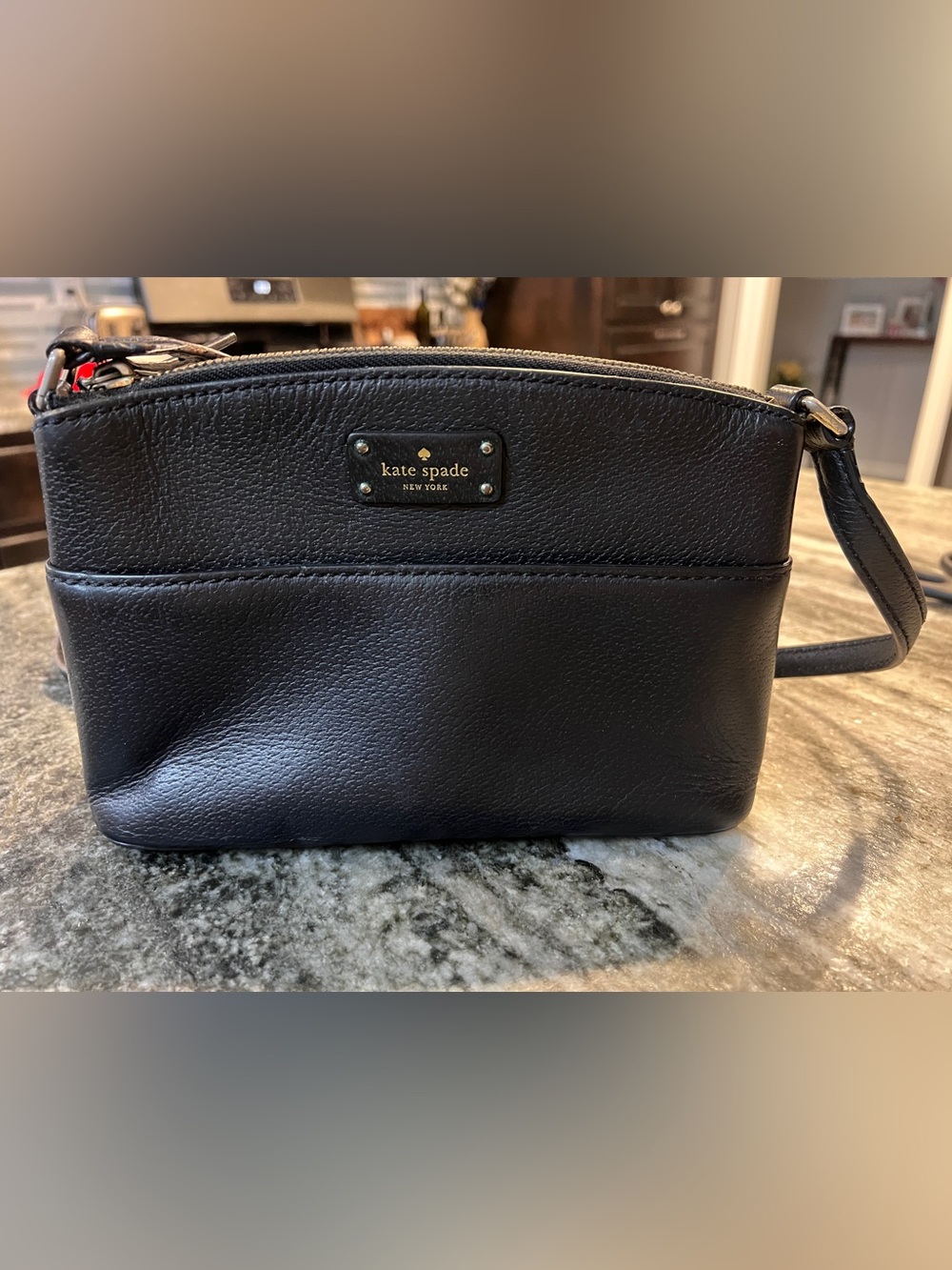 Kate Spade Grove Street Millie Small Crossbody Bag WKRU4194 Black Leather Purse